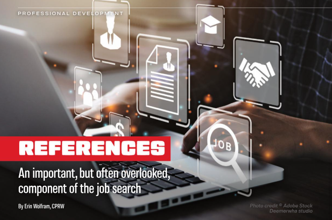 Article - References: An important, but often overlooked, component of the job search